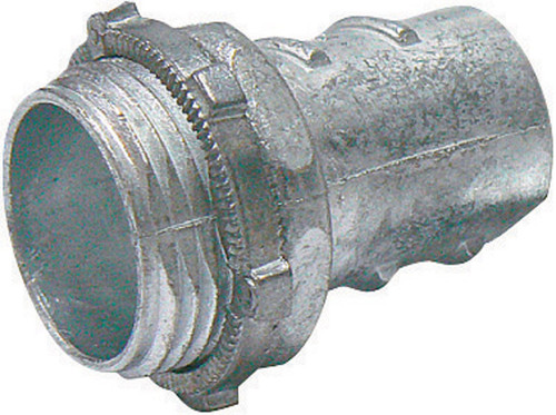 Sigma Electric - 49010 - ProConnex 1/2 in. Dia. Die-Cast Zinc Screw-In Connector For FMC - 1/Pack