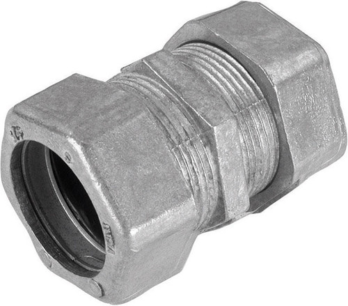Sigma Electric - 02-54863 - ProConnex 1-1/4 in. Dia. Zinc-Plated Steel Rain-Tight Compression Coupling For EMT