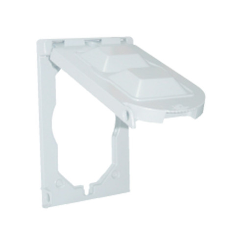 Sigma Electric - 14146WH - Rectangle Plastic 1 gang Multi-Use Cover For Wet Locations