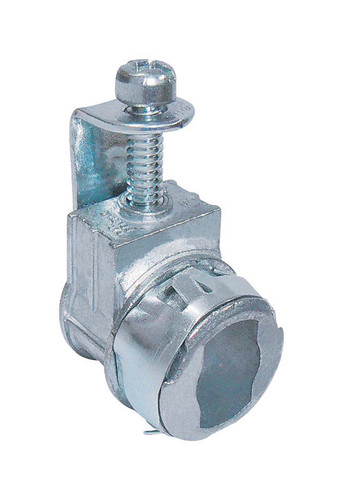 Sigma Electric - 49504 - Snap Lock 3/8 in. Dia. Die-Cast Zinc Saddle Connector For AC, MC and NM - 1/Pack