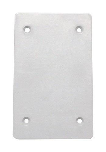 Sigma Electric - 14150WH - Rectangle Plastic 1 gang Flat Box Cover For Wet Locations