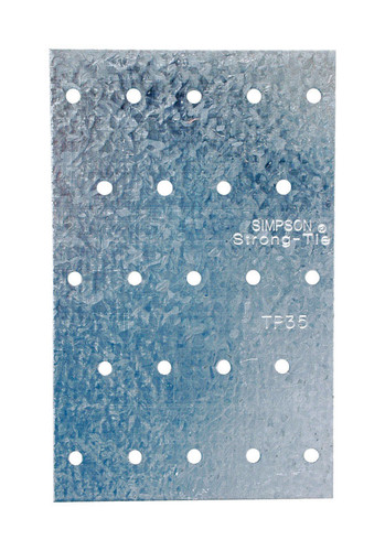 Simpson Strong-Tie - TP35 - 5 in. H x 0.04 in. W x 3.1 in. L Galvanized Steel Tie Plate