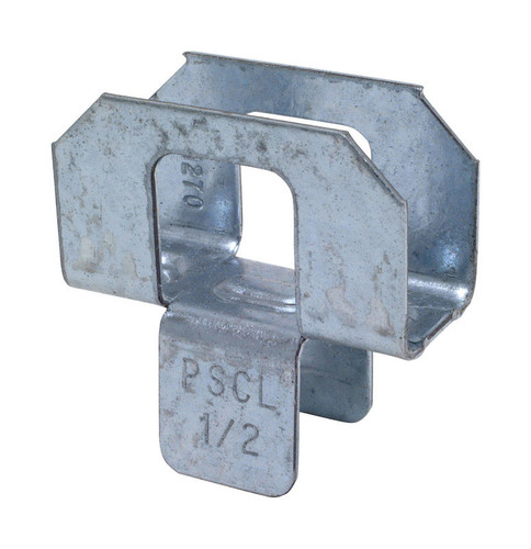 Simpson Strong-Tie - PSCL1/2 - Galvanized Silver Steel Panel Sheathing Clip For 1/2 - 1/Pack