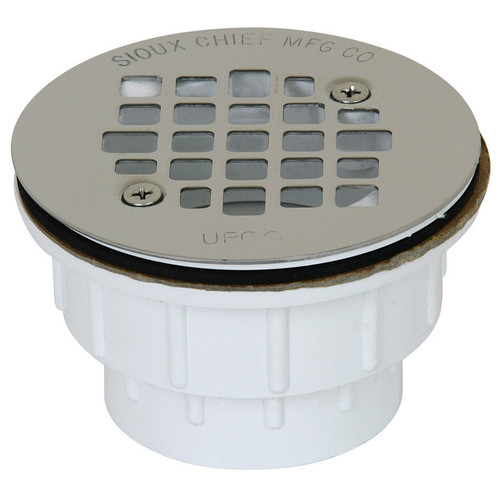 Sioux Chief - 825-2P - 2 in. Dia. PVC Shower Drain