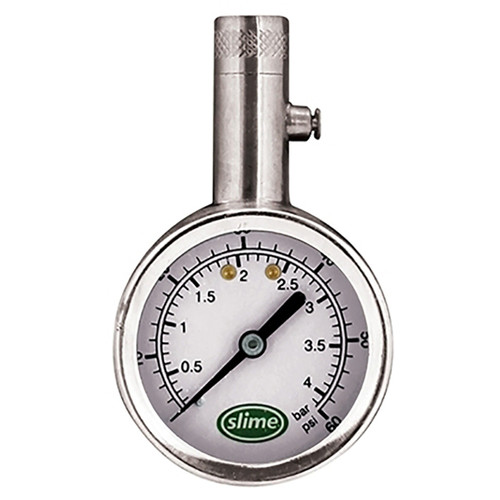 Slime - 20049 - 5 psi 60 psi Dial Tire Pressure Gauge