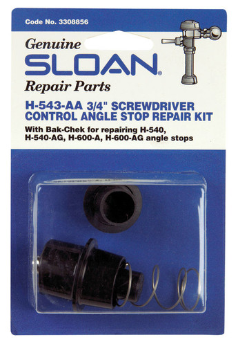 Sloan - 3308856 - Angle Stop Repair Kit Black Plastic