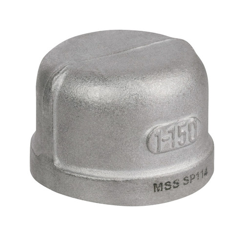 Smith-Cooper - 4638100070 - 1-1/4 in. FPT x 1-1/4 in. Dia. FPT Stainless Steel Cap