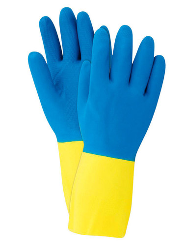 Soft Scrub - 12683-26 - Neoprene Cleaning Gloves L Blue 1 pair
