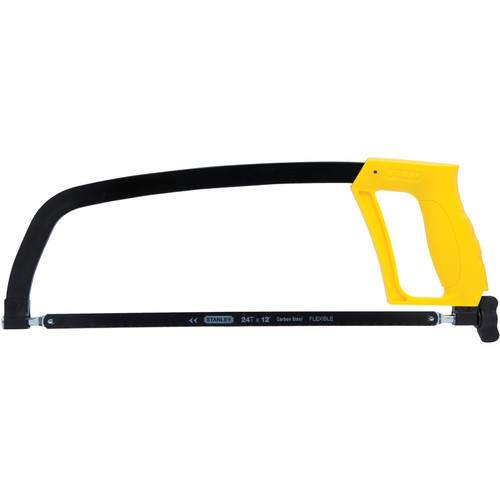 Stanley - STHT20138 - 12 in. Carbon Steel Hacksaw Black/Yellow 1/pc.