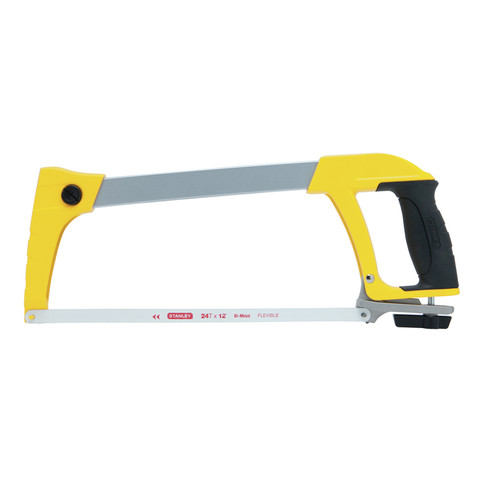 Stanley - STHT20140 - 12 in. High Carbon Steel Hacksaw Black/Yellow 1/pc.
