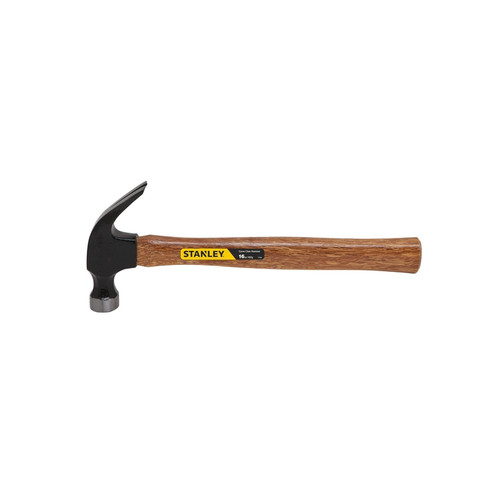 Stanley - 51-616 - 16 oz. Smooth Face Nailing Curved Claw Hammer 5-1/4 in. Wood Handle