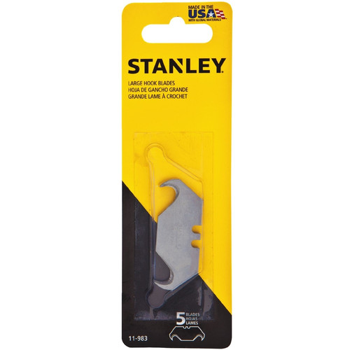 Stanley - 11-983 - Steel Hook Replacement Blade 1-7/8 in. L 5/pc.