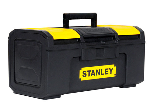 Stanley - STST24410 - 23.5 in. Plastic Tool Box 11 in. W x 10.14 in. H Yellow/Black