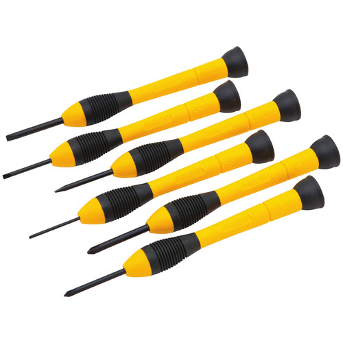 Stanley - 66-052 - 6/pc. Precision Screwdriver Set Assorted in.