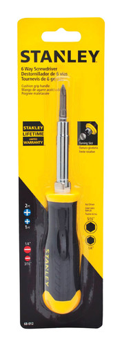 Stanley - 68-012 - 6-in-1 Screwdriver 10.7 in.