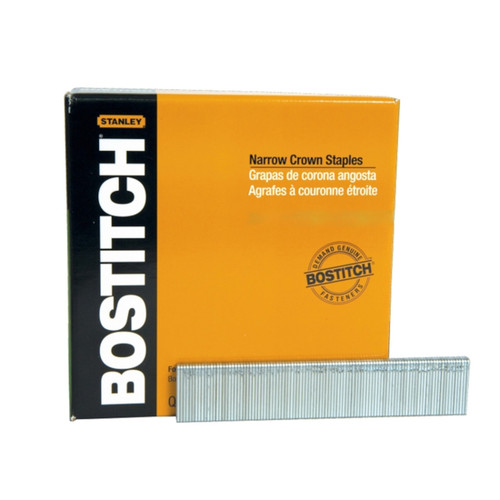 Stanley Bostitch - SX50351-3/16G - 7/32 in. W x 1-3/16 in. L 18 Ga. Narrow Crown Caps and Staples 3000/Pack