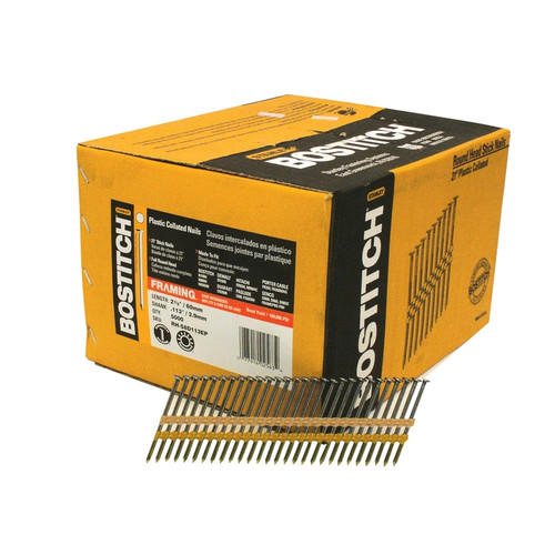 Stanley Bostitch - RH-S8D113EP - 2-3/8 in. Angled Strip Framing Nails 21 deg. Smooth Shank 5,000/Pack