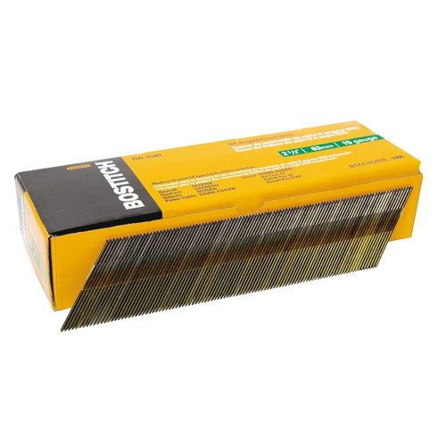 Stanley Bostitch - DA-1540 - 2-1/2 in. 15 Ga. Angled Strip Finish Nails Smooth Shank 4000/Pack