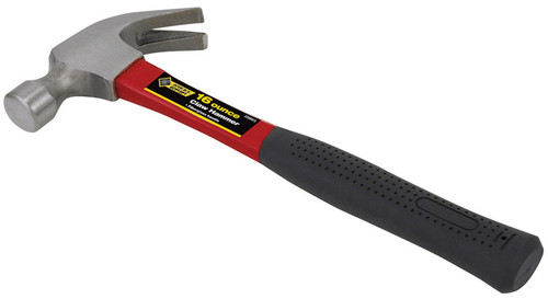Steel Grip - 2258473 - 16 oz. Smooth Face Claw Hammer Fiberglass Handle