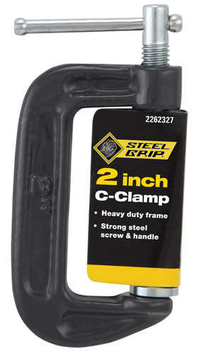 Steel Grip - 2262327 - 2 in. x 1 in. D Adjustable C-Clamp 1 lb. 1/pc.