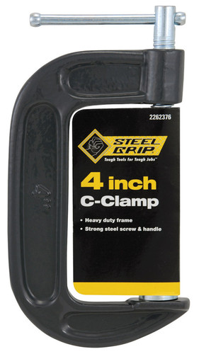 Steel Grip - 2262376 - 4 in. Adjustable C-Clamp 1/pc.