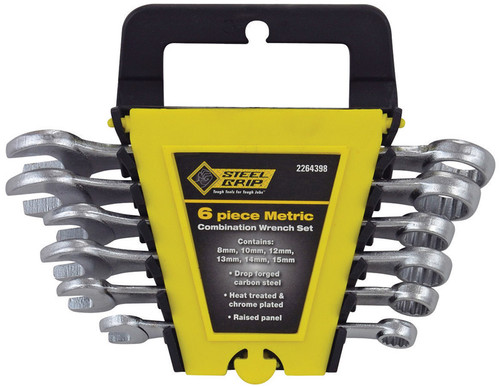 Steel Grip - 2264398 - Multiple x Multiple in. L Metric Wrench Set 6/pc.