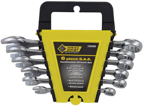 Steel Grip - 2265866 - Multiple x Multiple in. L SAE Wrench Set 6/pc.