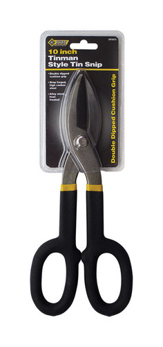 Steel Grip - DR76575 - 10 in. Carbon Steel Straight Tin Snips - 1/Pack