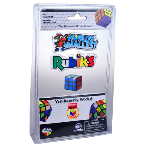 Super Impulse - 503 - World's Smallest Rubik's Cube Plastic Multicolored