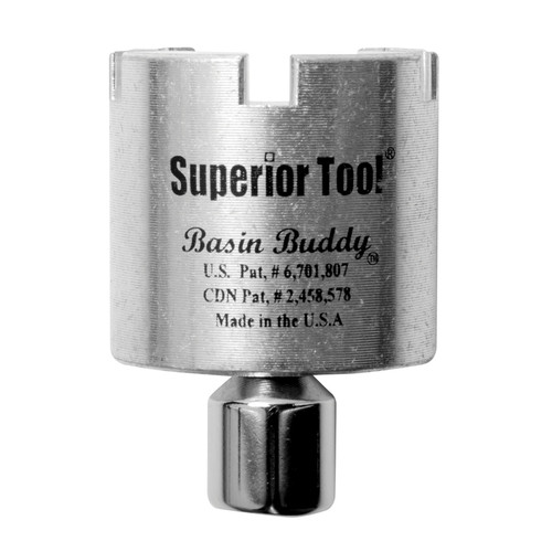 Superior Tool - 3825 - Basin Buddy 1-1/2 in. Faucet Nut Wrench 1/4 and 3/8 in. drive