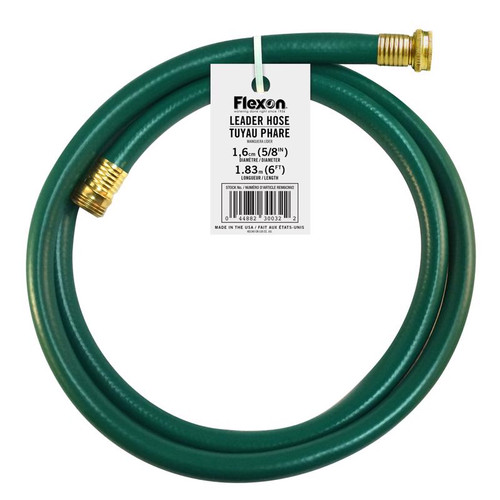 Flexon - REM6ACE - 5/8 in. D X 6 ft. L Leader Green PVC Hose