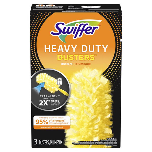 Swiffer - 3700092807 - Dusters Fiber Heavy Duty Duster Refill - 3/Pack