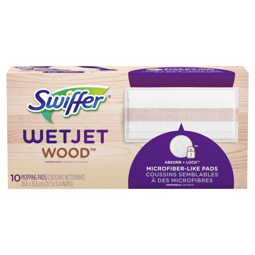 Swiffer - 3700076562 - 11.3 in. W x 5.4 in. L Wet Cloth Mop Pad - 12/Pack