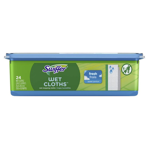 Swiffer - 37000351559 - Wet Clean Fresh Scent Floor Cleaner Refill Wipes - 24/Pack