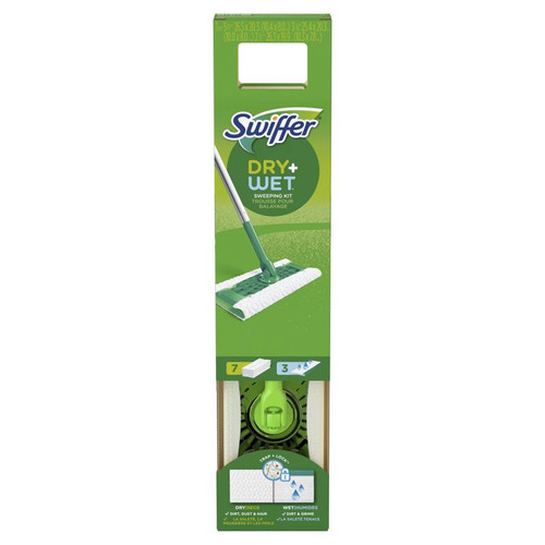 Swiffer - 92814 - Dry + Wet Bagless Hard Floor Deep Cleaner Standard Green