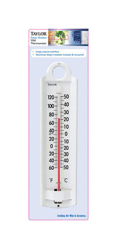 Taylor - 5135N - Tube Thermometer Aluminum White