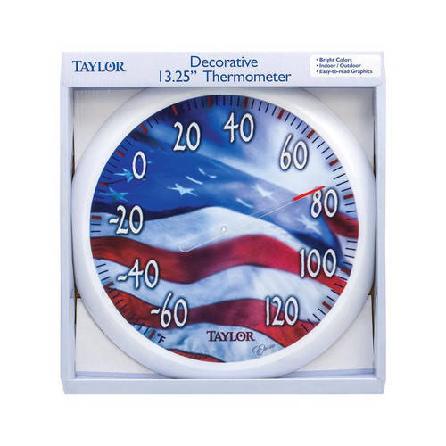 Taylor - 6729 - Decorative Dial Thermometer Plastic Multicolored