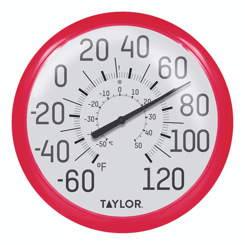 Taylor - 6700RD - Dial Thermometer Plastic Red