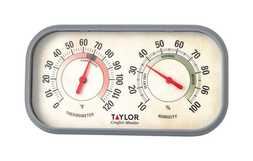 Taylor - 5506 - Comfort Monitor Dial Thermometer Plastic