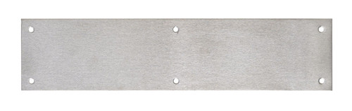 Tell - DT100072 - 3-1/2 in. H x 15 in. L Brushed Stainless Steel Stainless Steel Push Plate