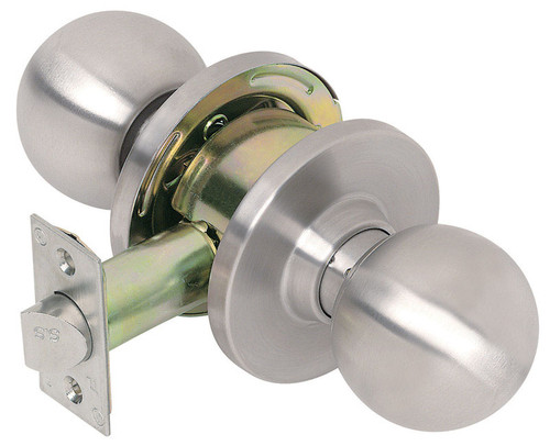 Tell - CL100003 - Cortland Satin Chrome Passage Lockset ANSI Grade 2 1-3/4 in.