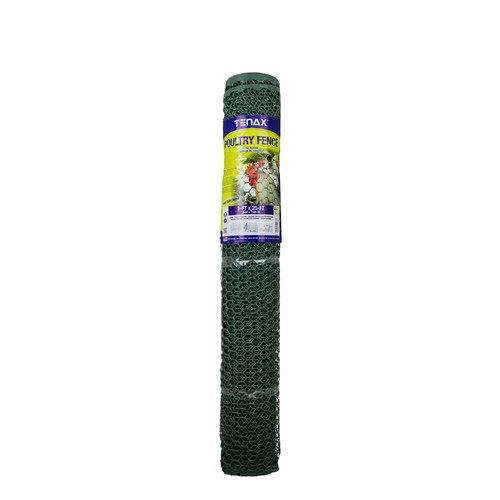 Tenax - 72121128 - 3 ft. H x 25 ft. L 20 Ga. Green Poultry Fence