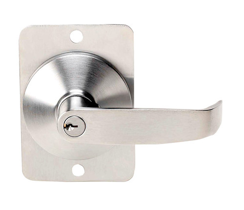 Tell - EX100005 - Cortland Satin Chrome Entry Lever ANSI Grade 1 2 in.