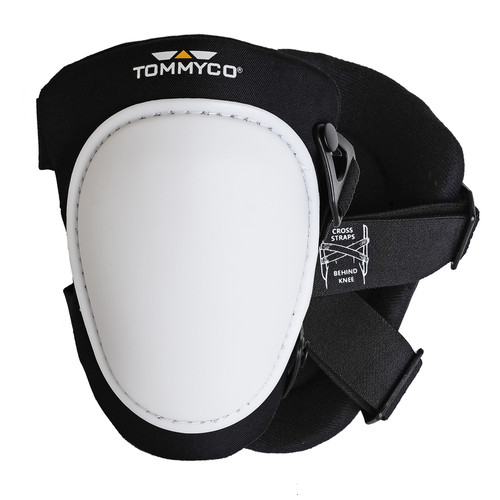 TommyCo - 40190 - 6.5 in. L x 3.5 in. W Foam Hard Terrain Knee Pads Black/White
