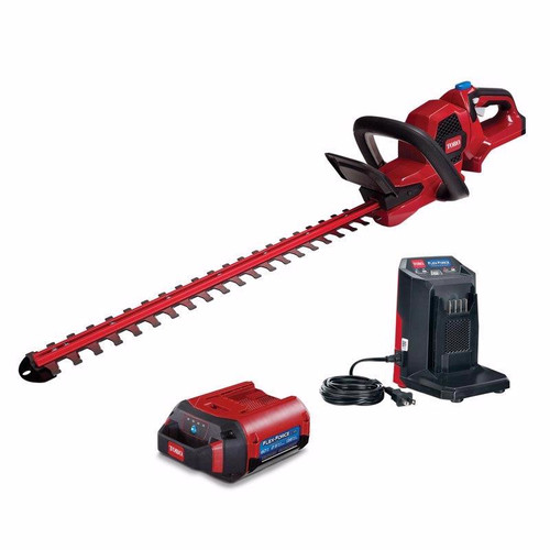 Toro - 51841 - Flex Force 51841 24 in. 60 volt Battery Hedge Trimmer Kit (Battery & Charger)