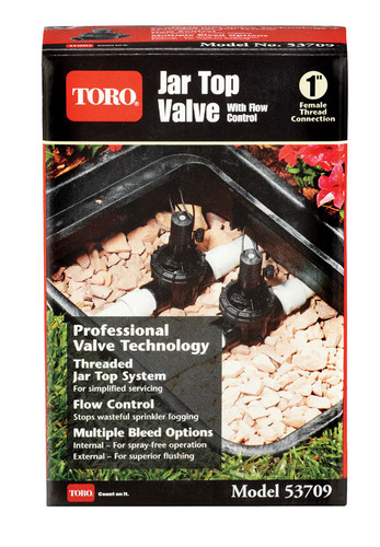 Toro - 53709 - Jar Top Valve with Flow Control 1 in. 150 psi