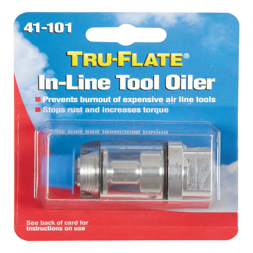 Tru-Flate - 41101 - Steel Air Coupler 1/4 in. MNPT x 1/4 in. FNPT in. Female/Male