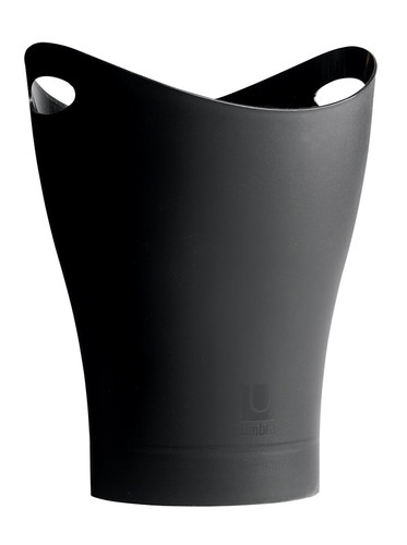 Umbra - 082855-040 - Garbino 2.25 gal. Black Plastic Contemporary Wastebasket