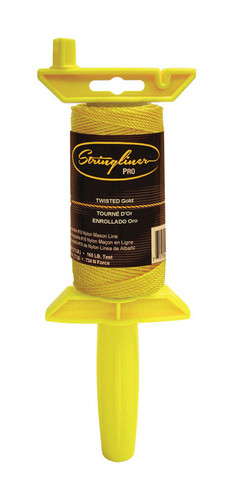 US Tape - 25000 - Stringliner Pro Gold Twisted Chalk Line Reel 135 ft.