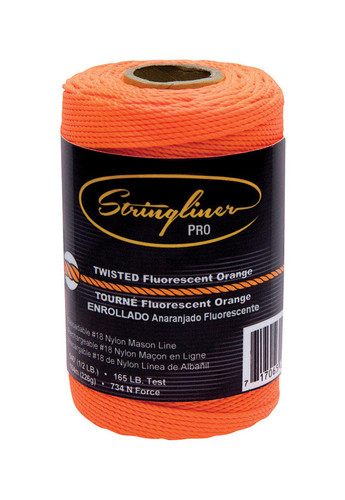 US Tape - 35406 - Stringliner 1/2 oz. Orange Twisted Chalk Line Refill 540 ft.